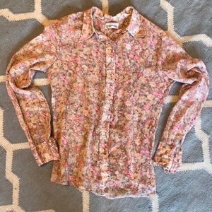 Vintage Dior Collard button down blouse